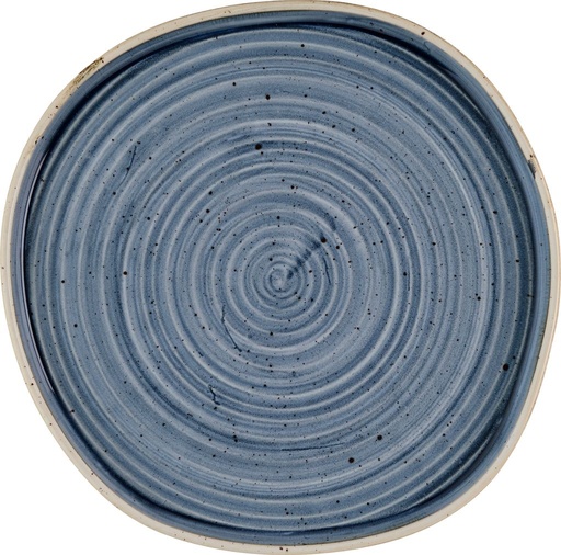 [509804] Bord plat 25.5cm h 2.0cm Stonecast blueberry Churchill