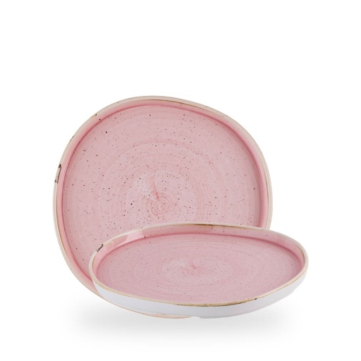 [509807] Bord plat 25.5cm h 2.0cm Stonecast Petal Pink Churchill