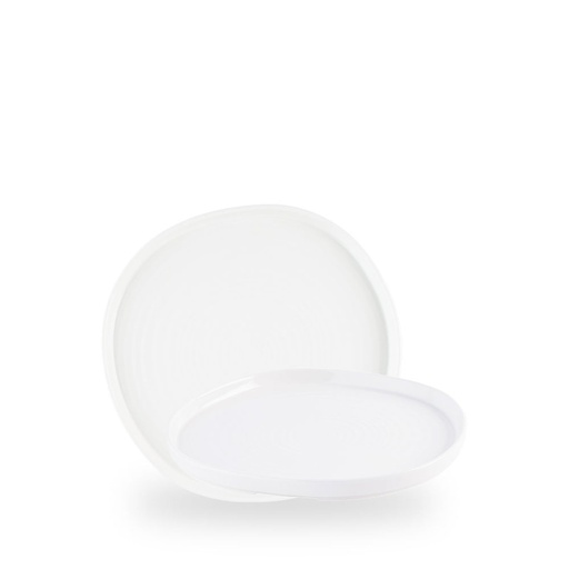 [509810] Bord plat 21.0cm h 2.0cm Chefs plates white Churchill