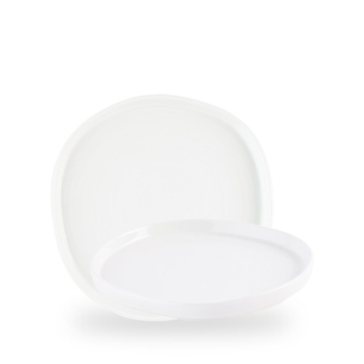 [509811] Bord plat 25.5cm h 2.0cm Chefs plates white Churchill