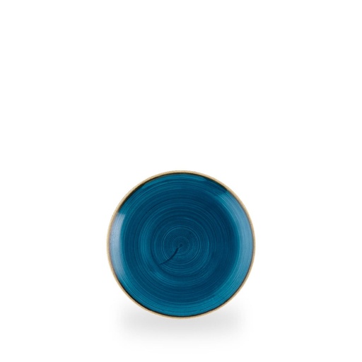 [509817] Bord coupe 16.5cm Stonecast Java Blue Churchill