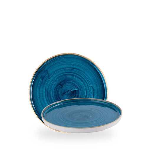 [509821] Bord plat 21.0cm Stonecast Java Blue Churchill