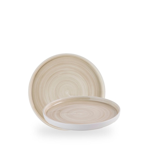 [509835] Bord diep 21.0cm Stonecast Canvas Natural Churchill