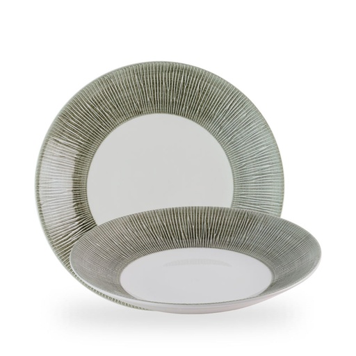 [509860] Bord coupe diep 28.1cm Bamboo Ceramic Spinwash Alpine Churchill