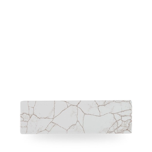[509884] Schaal rechthoek 29.5cm x 8.8cm Studio Prints Kintsugi Agate Grey Churchill