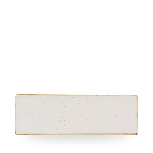 [509892] Schaal rechthoek 32.3cm x 10.5cm Stonecast Barley White Churchill