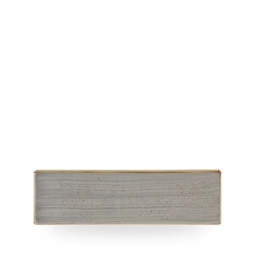 [509896] Schaal rechthoek 29.5cm x 8.8cm Stonecast Grey Churchill