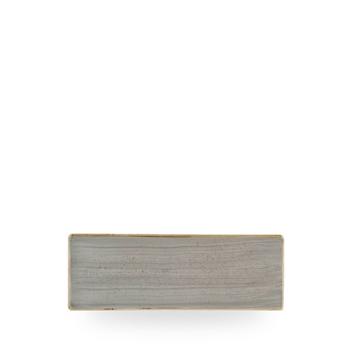 [509897] Schaal rechthoek 24.7cm x 8.8cm Stonecast Grey Churchill
