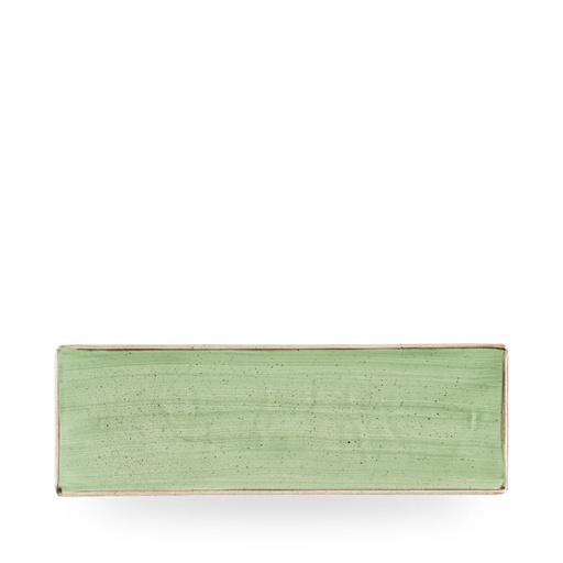 [509898] Schaal rechthoek 32.3cm x 10.5cm Stonecast Sage Green Churchill