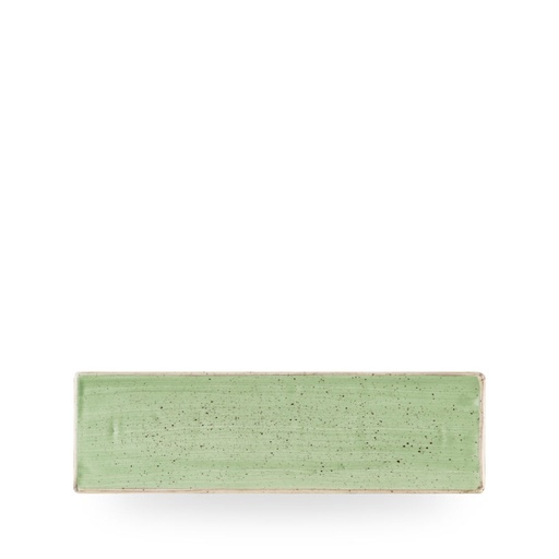 [509899] Schaal rechthoek 29.5cm x 8.8cm Stonecast Sage Green Churchill