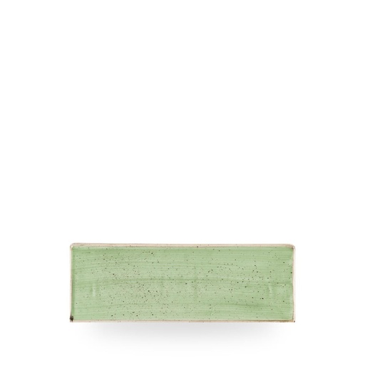 [509900] Schaal rechthoek 24.7cm x 8.8cm Stonecast Sage Green Churchill