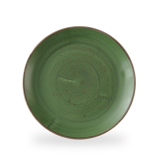 [509903] Bord coupe 28.8cm Stonecast Sorrel Green Churchill