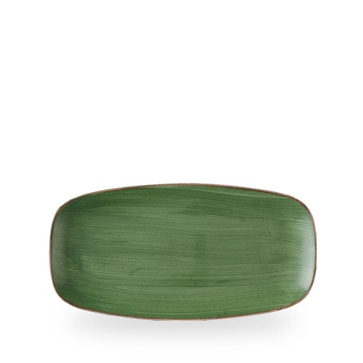 [509915] Schaal rechthoek 29.8cm x 15.3cm Stonecast Sorrel Green Churchill