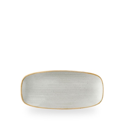[509953] Bord plat 26.9cm x 12.7cm Stonecast Raw Grey Churchill