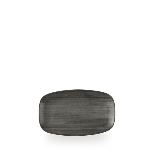 [509956] Bord plat 20.0cm x 12.1cm Stonecast Raw black Churchill