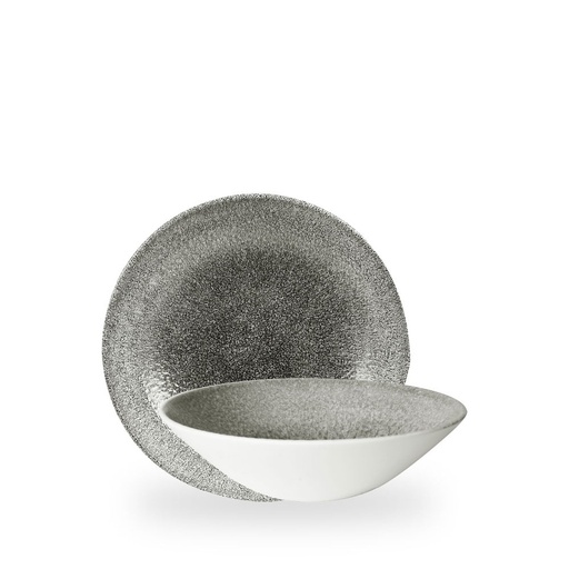 [509992] Kom 22.2cm h 6.5cm 110.0cl Raku Quartz Black Churchill