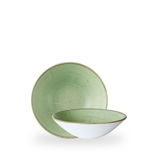 [510014] Bord coupe diep 19.6cm h 5.5cm 75.0cl Stonecast Sage Green Churchill