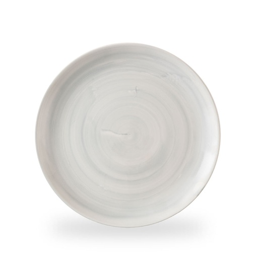 [510015] Bord coupe 28.8cm Stonecast Canvas Grey Churchill