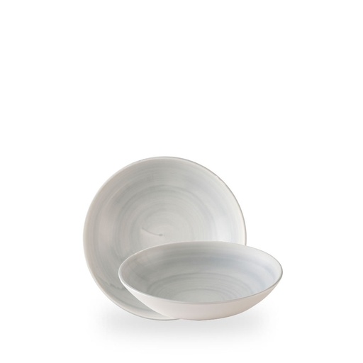 [510020] Bord coupe diep 18.2cm 42.6cl Stonecast Canvas Grey Churchill