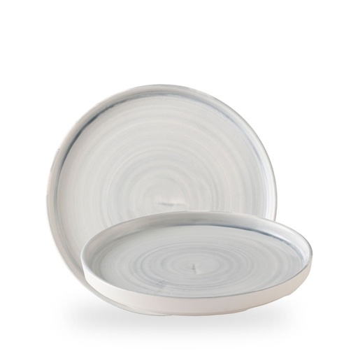 [510022] Bord plat 26.0cm Stonecast Canvas Grey Churchill