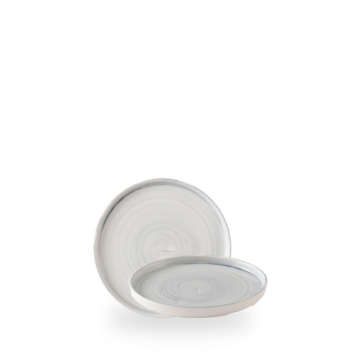 [510024] Bord plat 15.7cm Stonecast Canvas Grey Churchill