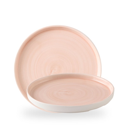 [510037] Bord plat 28.0cm Stonecast canvas coral Churchill