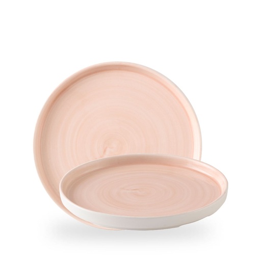 [510038] Bord plat 26.0cm Stonecast Canvas Coral Churchill