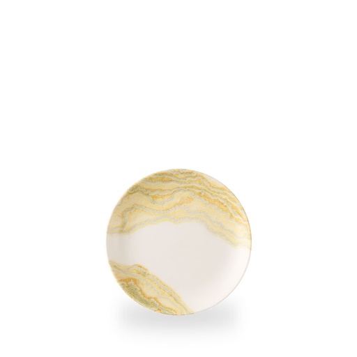 [510089] Bord coupe 16.5cm Inked Tide Gold Churchill
