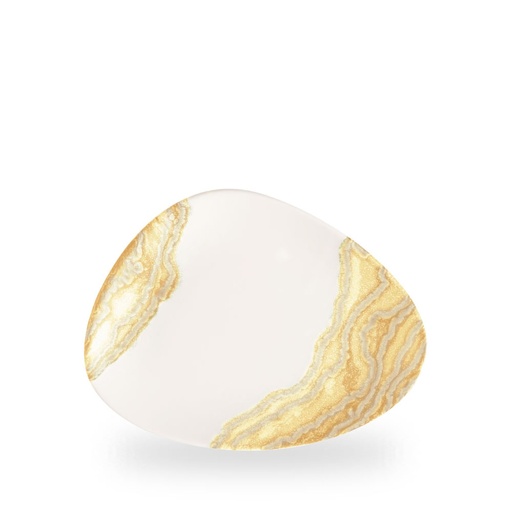 [510098] Bord plat 26.5cm x 20.5cm Tide gold Churchill