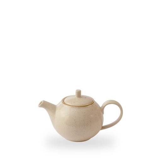 [510108] Theepot h 10.5cm 42.6cl Stonecast Nutmeg Cream Churchill