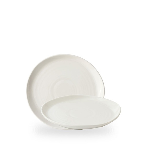 [510171] Bord plat 21.5cm h 2.0cm Envisage white Churchill