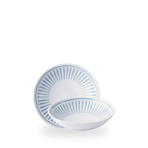 [510185] Bord coupe diep 18.2cm 42.6cl Inked Era Blue Churchill