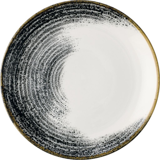 [510193] Bord coupe 21.7cm Homespun accents black Churchill