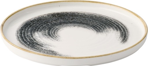 [510195] Bord plat 26.0cm h 2.0cm Studio Prints Homespun Accents Black Churchill