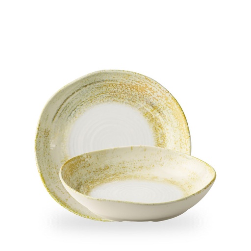 [510207] Bord coupe diep 25.0cm h 4.5cm 120.0cl Erosion sand Churchill