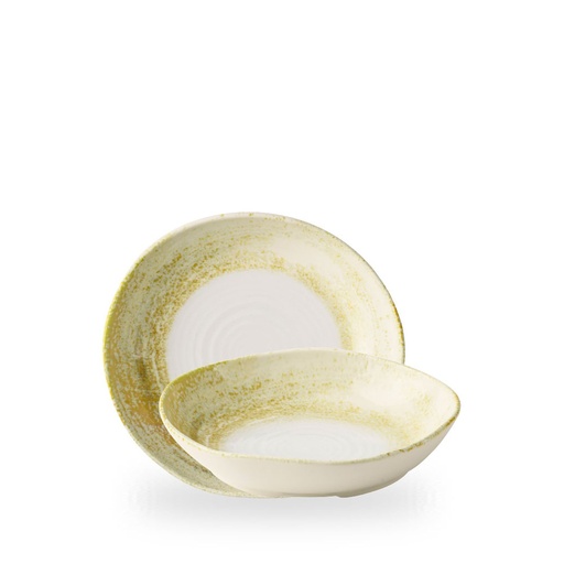 [510208] Bord coupe diep 21.5cm h 4.5cm 77.0cl Erosion Sand Churchill