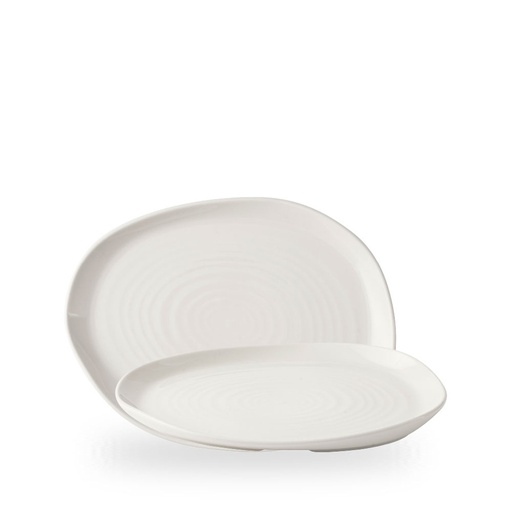 [510239] Schaal rechthoek 26.0cm x 20.0cm Envisage white Churchill