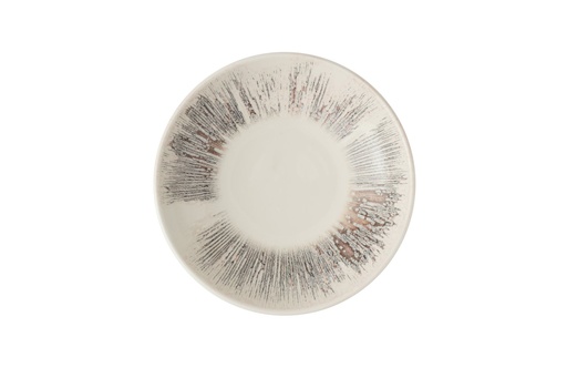 [510352] Bord coupe diep 24.8cm Inked Lyra pink Churchill