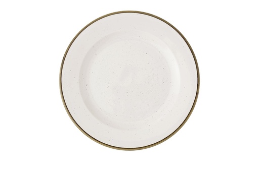 [510389] Bord plat 30.5cm Stonecast Barley White Churchill