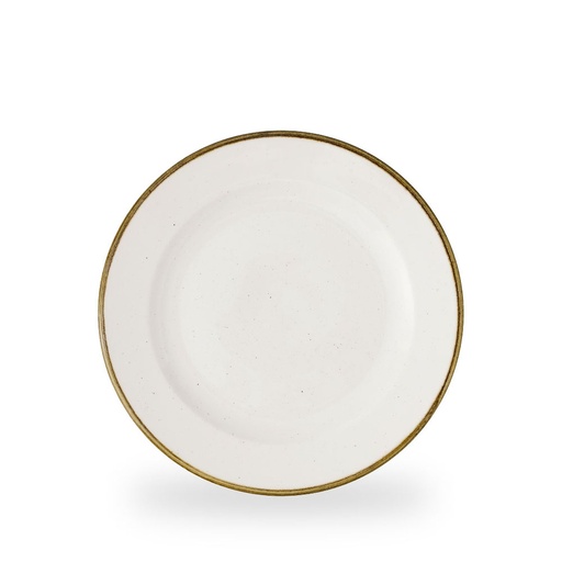 [510391] Bord plat 26.1cm Stonecast Barley White Churchill