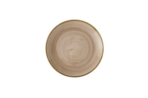 [510398] Bord coupe 21.7cm Stonecast Truffle Churchill