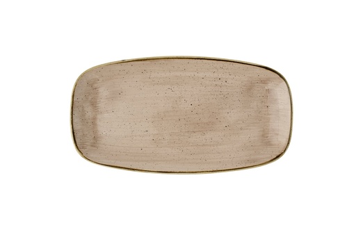 [510402] Schaal rechthoek 35.5cm x 18.9cm Stonecast Truffle Churchill