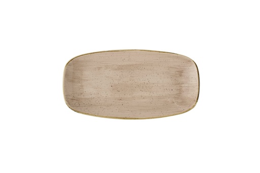 [510403] Bord plat 29.8cm x 15.3cm Stonecast Truffle Churchill