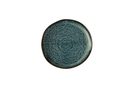 [510416] Bord plat 21.5cm h 2.0cm Envisage Cascade Sapphire Blue Churchill