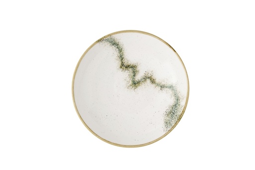 [510428] Bord coupe diep 24.8cm Stonecast Spice Barley White Churchill