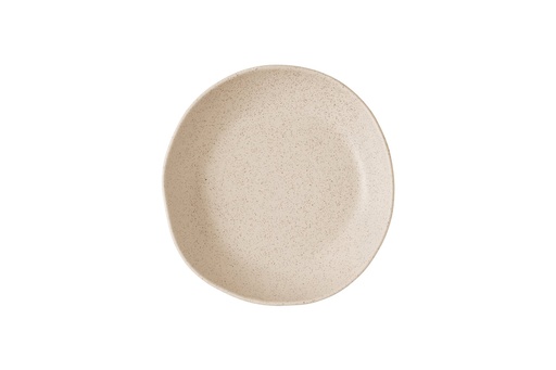 [510487] Bord coupe diep 21.5cm h 4.5cm 77.0cl Stonecast Nutmeg Cream Churchill