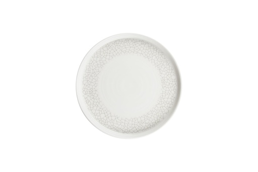 [510515] Bord plat 21.0cm h 2.0cm Viana Prints Viana Charcoal Grey Churchill