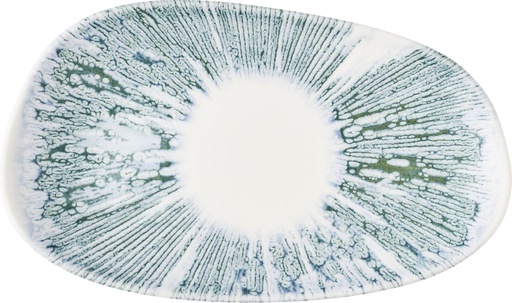 [510532] Schaal rechthoek 22.0cm x 13.0cm Inked Lyra blue Churchill