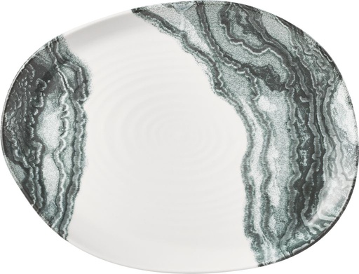 [510535] Schaal rechthoek 26.0cm x 20.0cm Inked Tide black Churchill