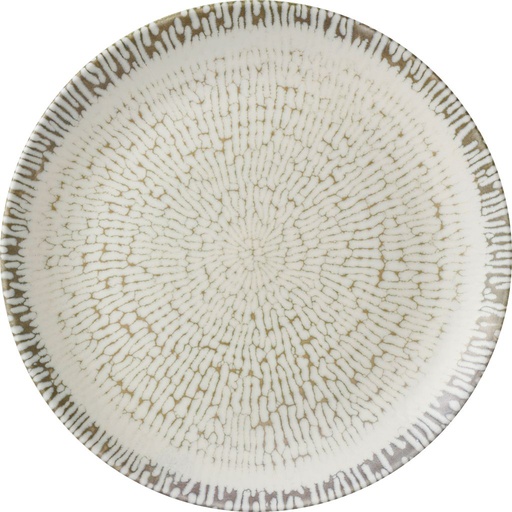 [510560] Bord coupe 26.0cm Inked Cascade Taupe Churchill